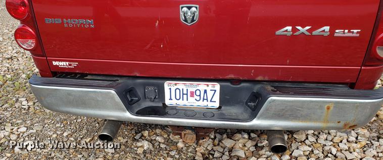 image for item EU9765 2007 Dodge Ram 1500 Quad Cab pickup truck