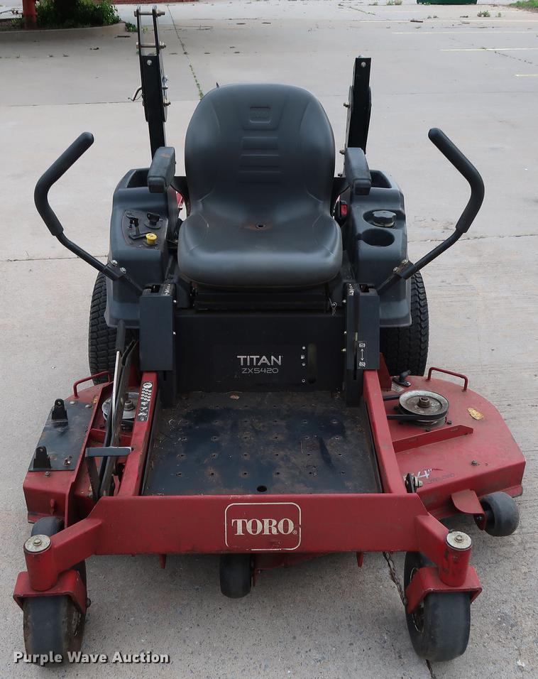image for item FE9609 2012 Toro Titan ZX5420 ZTR lawn mower