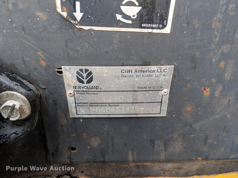 image for item FE9620 2006 New Holland L160 skid steer