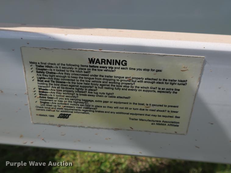 image for item FE9639 1988 Mastercraft Platinum Prostar 190 20th Anniversary boat