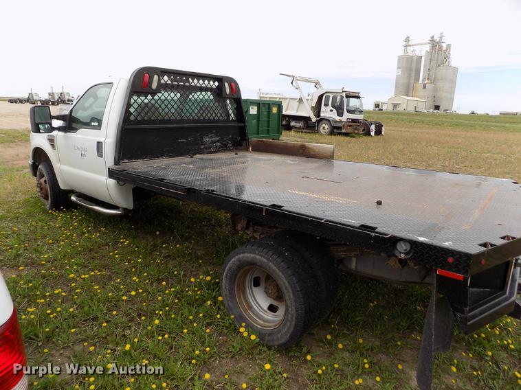 image for item FG9400 2008 Ford F350 Super Duty XL flatbed pickup truck