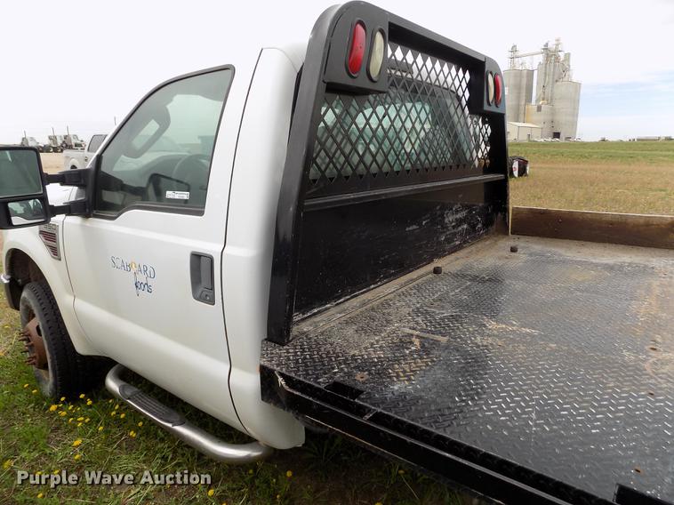 image for item FG9400 2008 Ford F350 Super Duty XL flatbed pickup truck