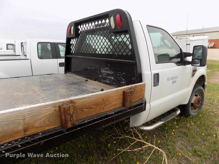 image for item FG9400 2008 Ford F350 Super Duty XL flatbed pickup truck