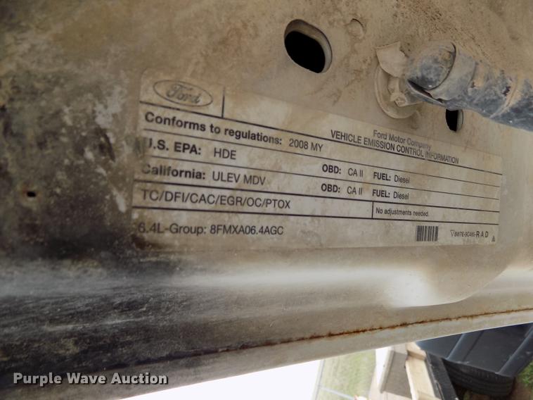 image for item FG9418 2008 Ford F250 Super Duty XL pickup truck