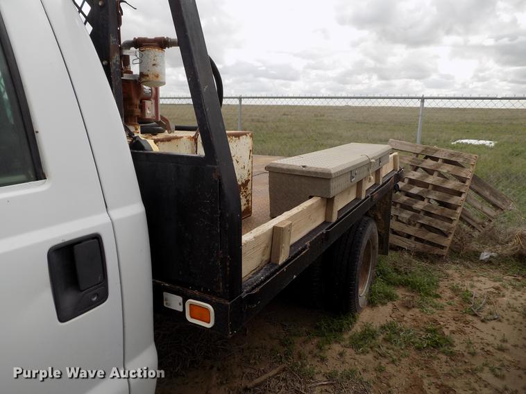 image for item FG9419 2009 Ford F350 Super Duty XL flatbed pickup truck