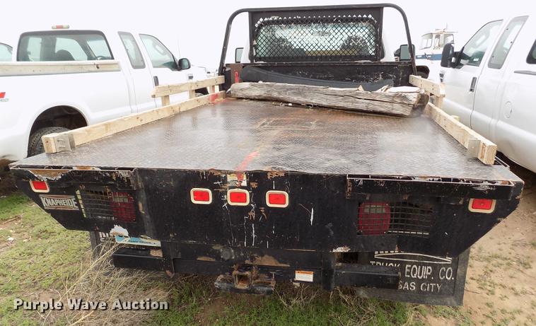 image for item FG9438 2009 Ford F350 Super Duty XL flatbed pickup truck