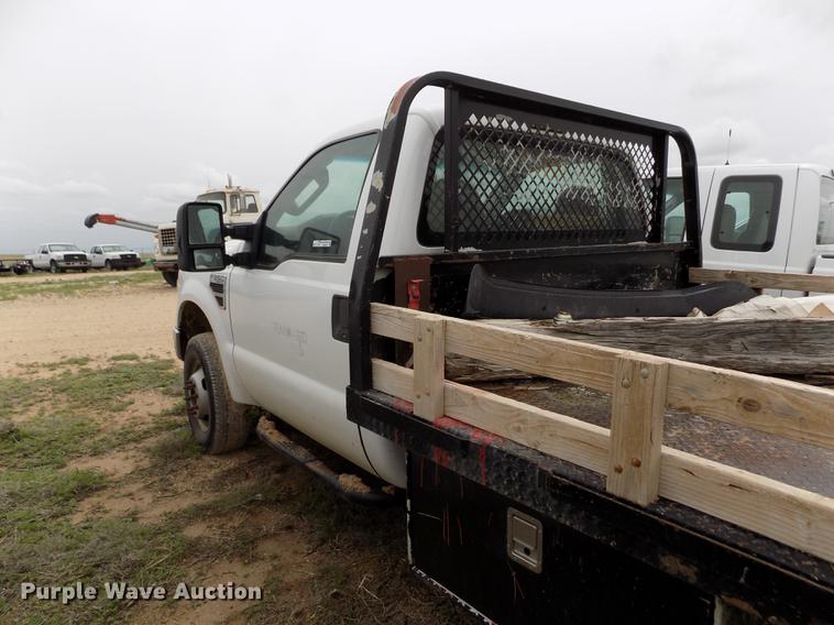 image for item FG9438 2009 Ford F350 Super Duty XL flatbed pickup truck