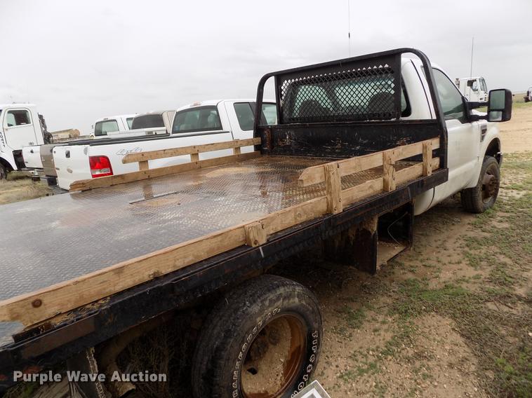 image for item FG9448 2009 Ford F350 Super Duty XL flatbed pickup truck