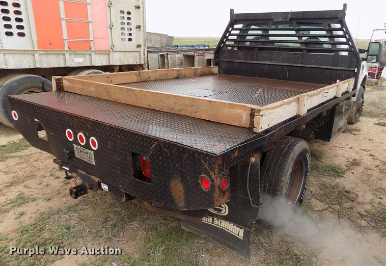 image for item FG9449 2009 Ford F350 Super Duty XL flatbed pickup truck
