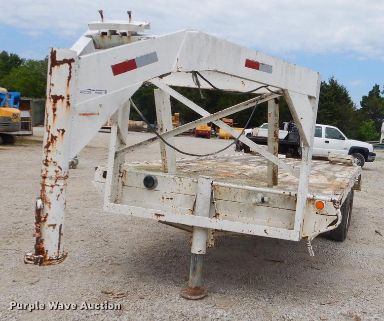 image for item FH9485 1986 shop built equipment trailer