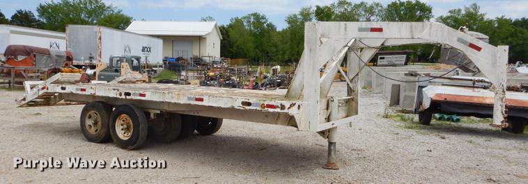 image for item FH9485 1986 shop built equipment trailer