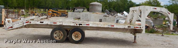 image for item FH9485 1986 shop built equipment trailer