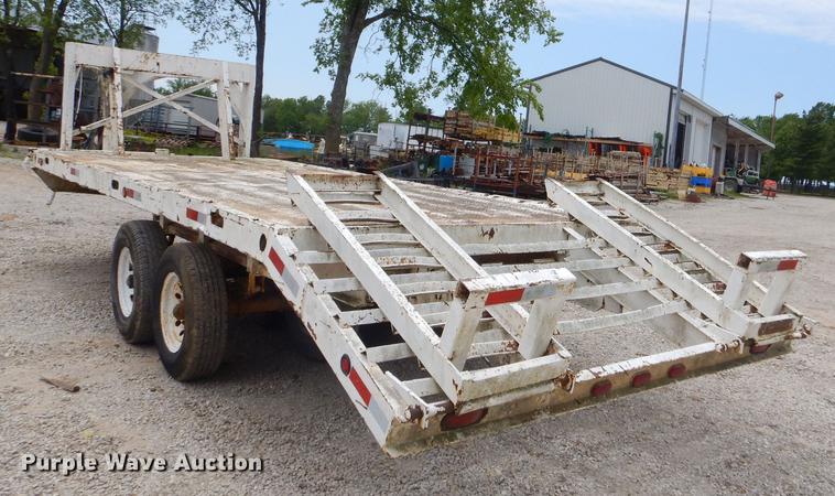 image for item FH9485 1986 shop built equipment trailer