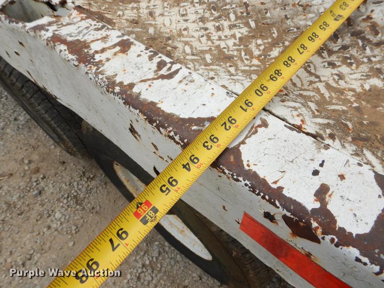 image for item FH9485 1986 shop built equipment trailer