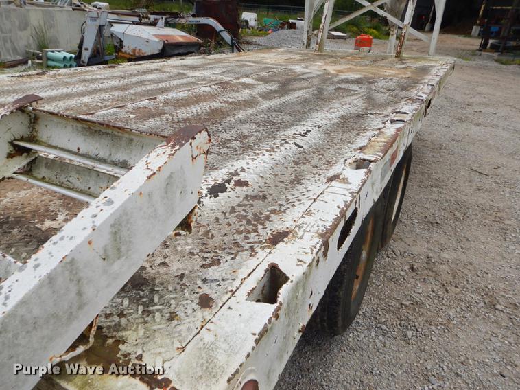 image for item FH9485 1986 shop built equipment trailer