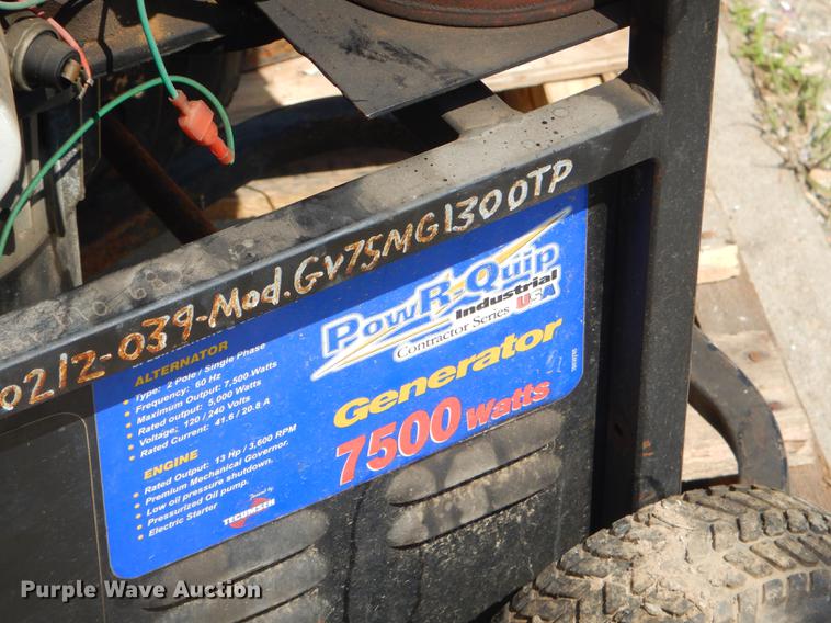 image for item FH9487 (2) PowrQuip generators