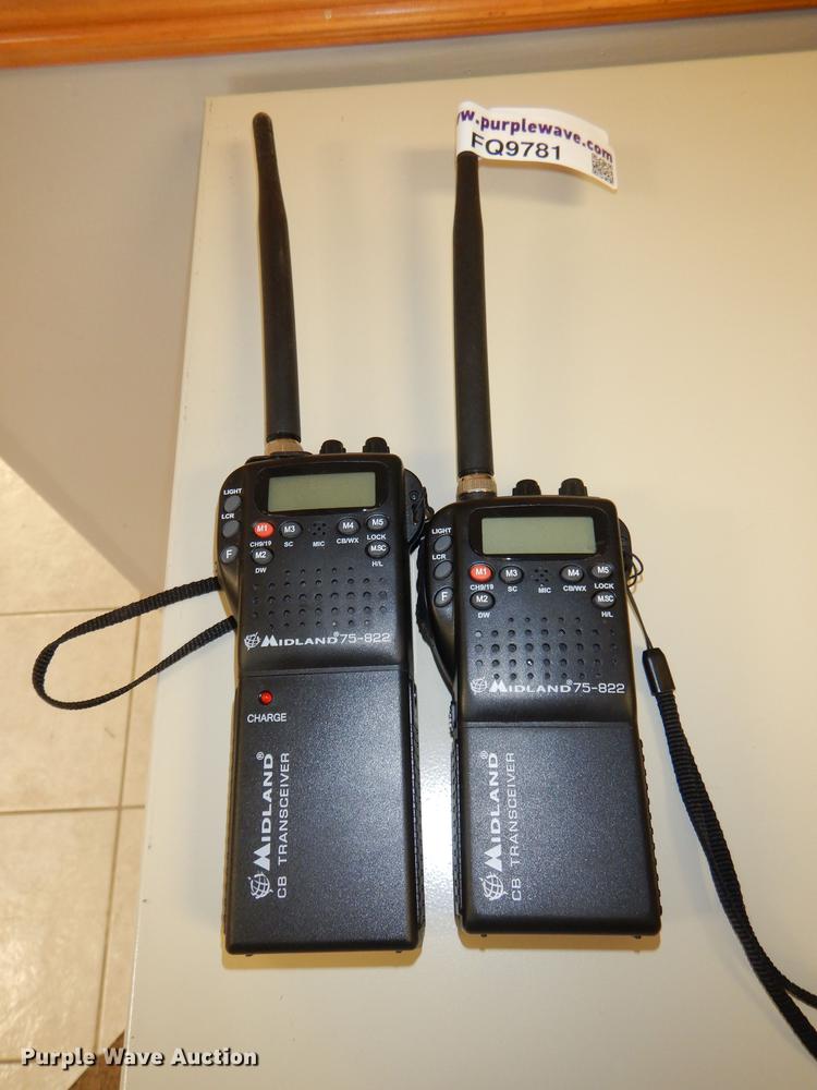 image for item FQ9781 (2) Midland 75-822 CB transceivers