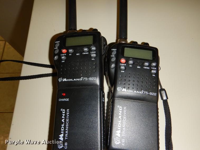 image for item FQ9781 (2) Midland 75-822 CB transceivers