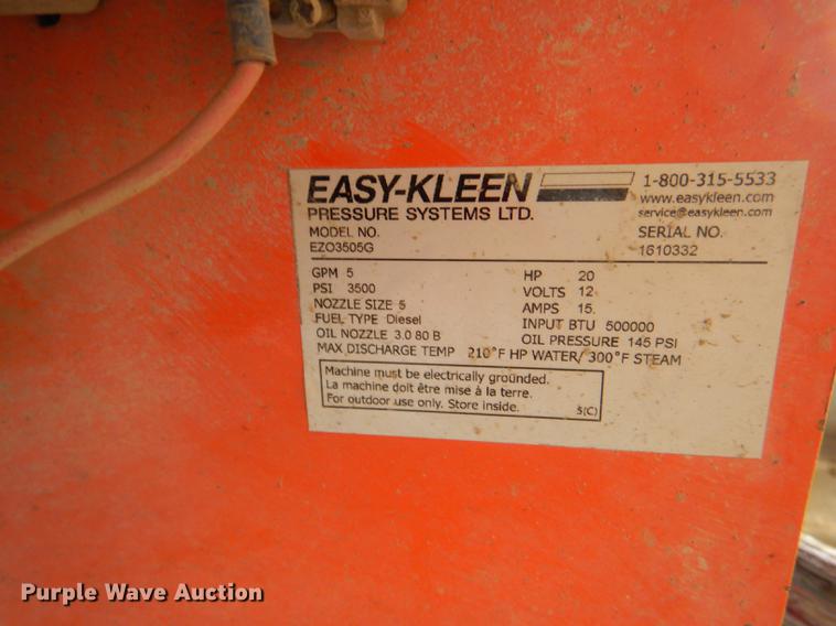 image for item FQ9796 Grizzly Easy-Kleen pressure washer
