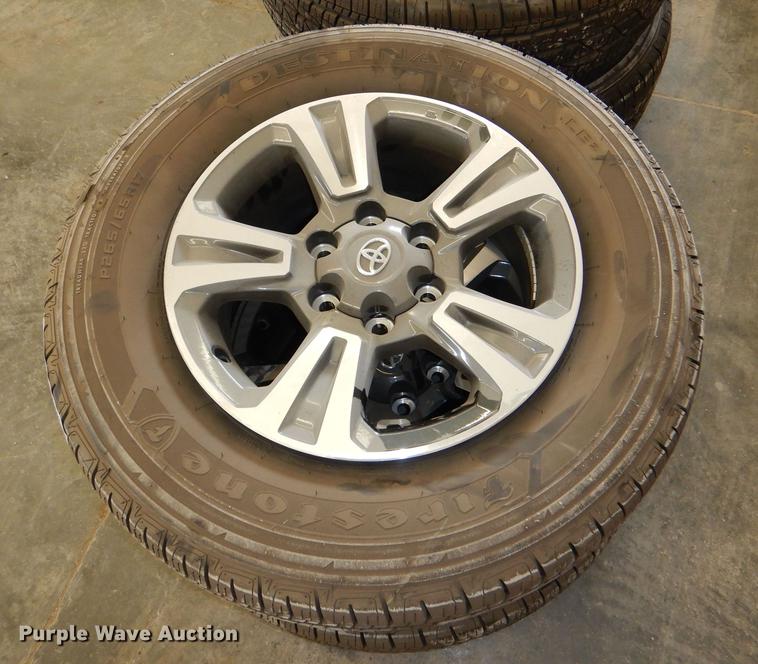 image for item FQ9801 (4) Firestone 265/65R17 tires and wheels