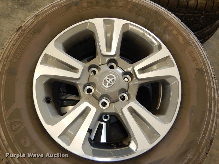 image for item FQ9801 (4) Firestone 265/65R17 tires and wheels