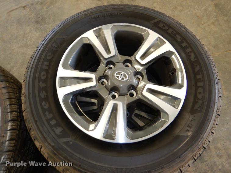 image for item FQ9801 (4) Firestone 265/65R17 tires and wheels