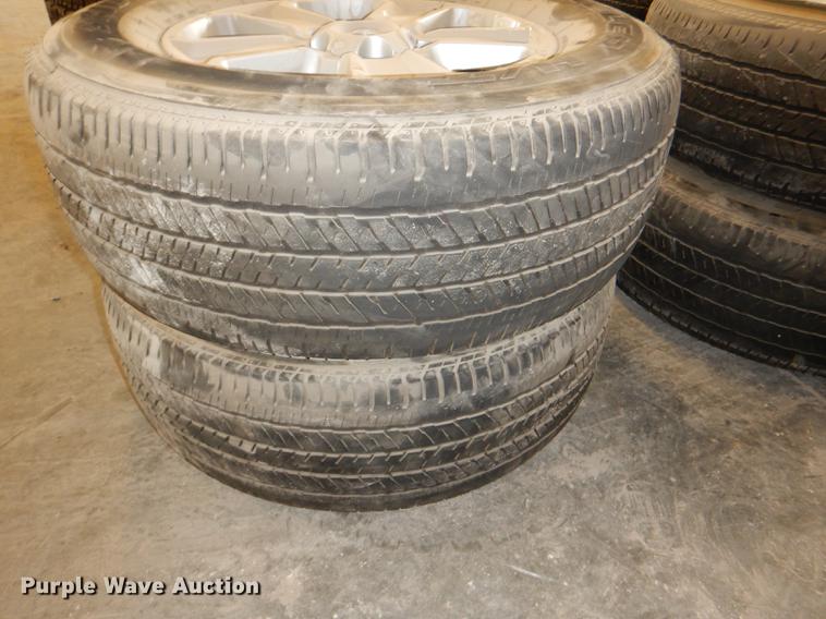 image for item FQ9803 (4) Bridgestone 275/65R18 tires and wheels