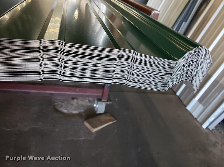 image for item G1724 (50) sheets of ag panel steel roofing/metal siding