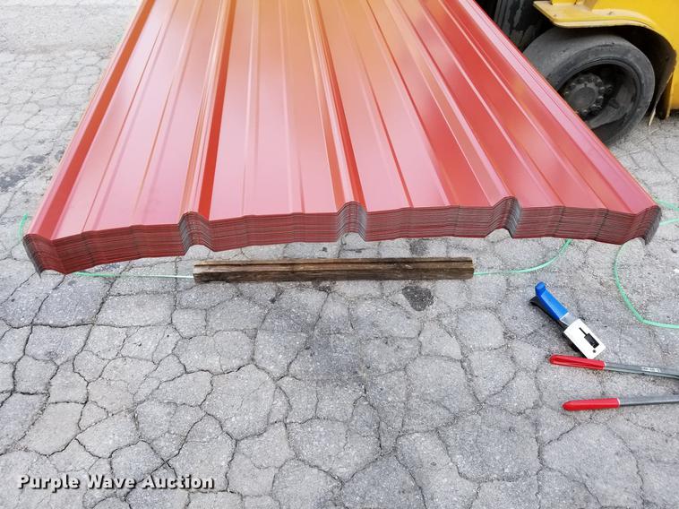 image for item G1725 (50) sheets of ag panel steel roofing/metal siding