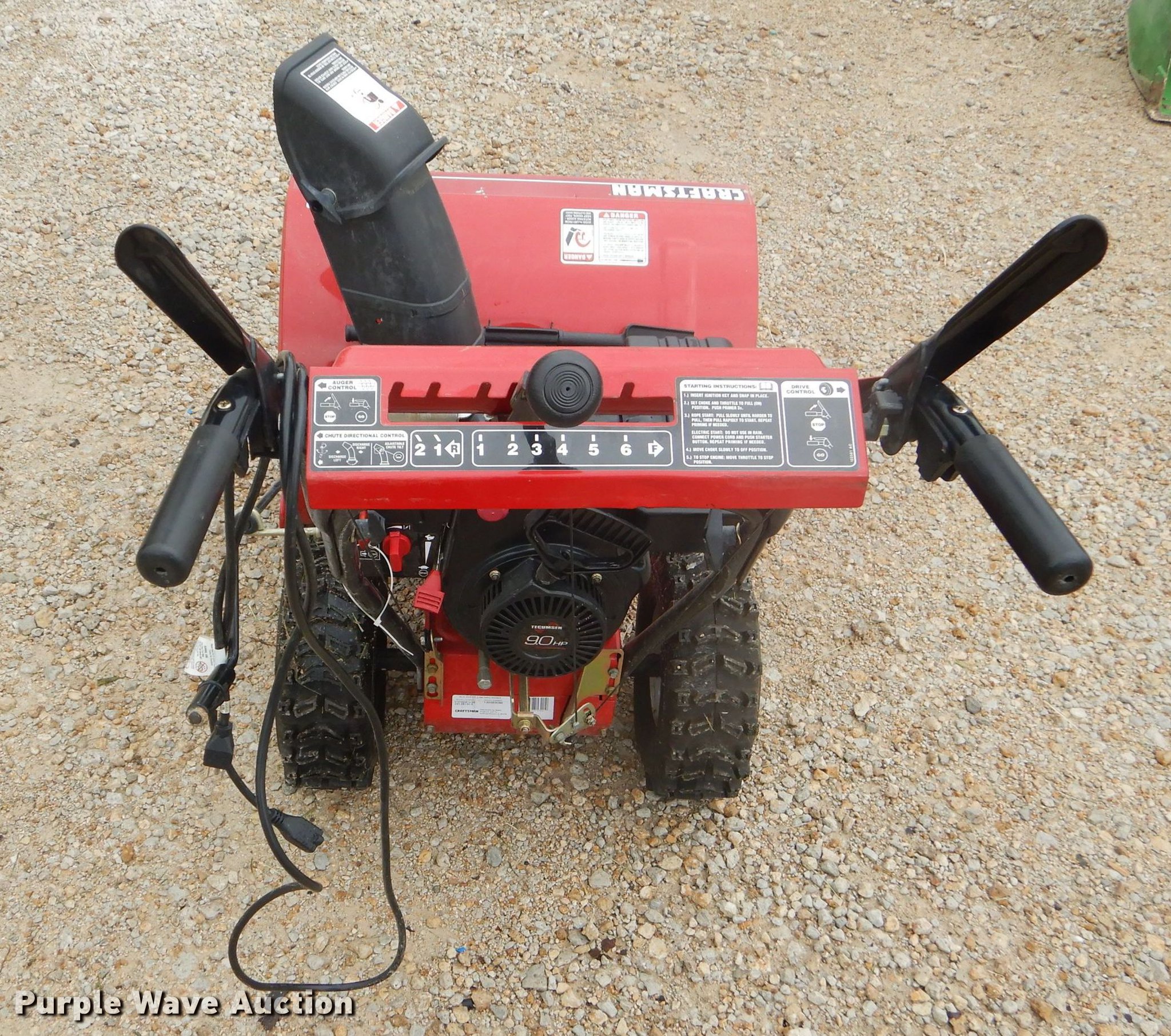 Craftsman 31AS6HEG799 snow blower in Iola, KS Item ED9275 sold