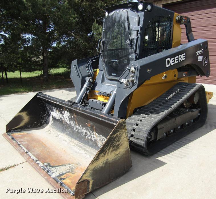 image for item DB4945 2017 John Deere 333G skid steer