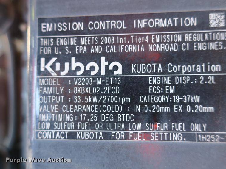 image for item DB8767 2012 Kubota L45 backhoe