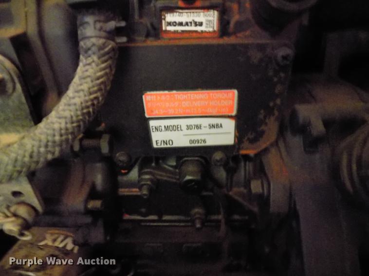 image for item DB9658 2005 Ditch Witch MX202 mini excavator