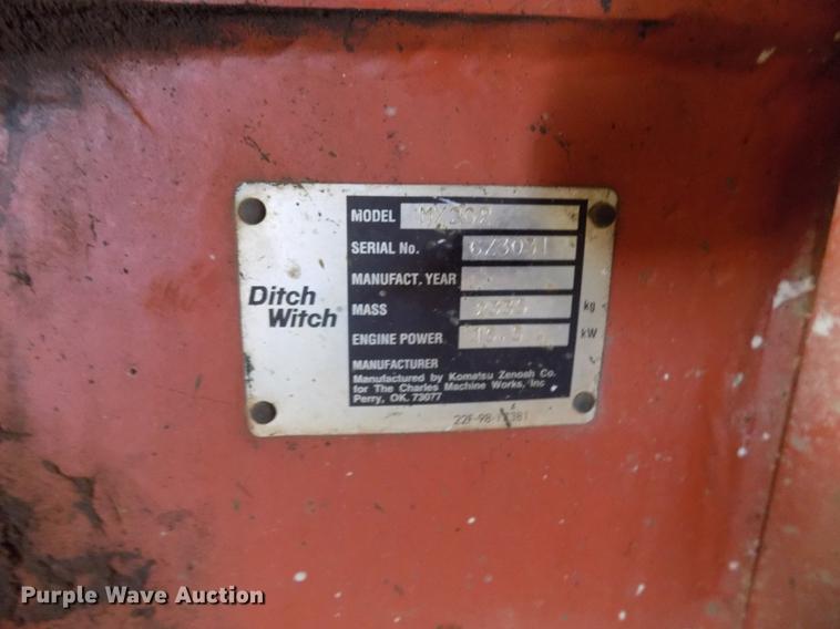 image for item DB9658 2005 Ditch Witch MX202 mini excavator