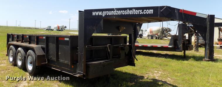 image for item DB9665 2011 Ground Zero end dump trailer
