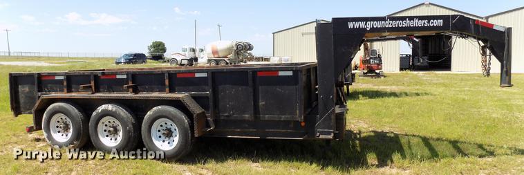 image for item DB9665 2011 Ground Zero end dump trailer
