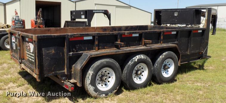 image for item DB9665 2011 Ground Zero end dump trailer