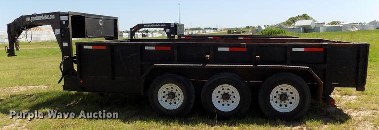 image for item DB9665 2011 Ground Zero end dump trailer