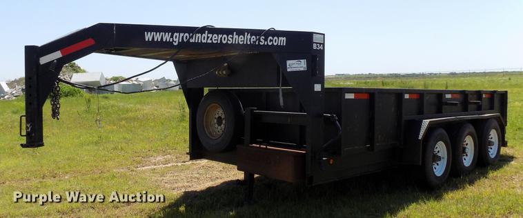 image for item DB9666 2012 Ground Zero end dump trailer