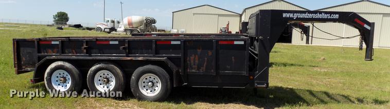 image for item DB9666 2012 Ground Zero end dump trailer