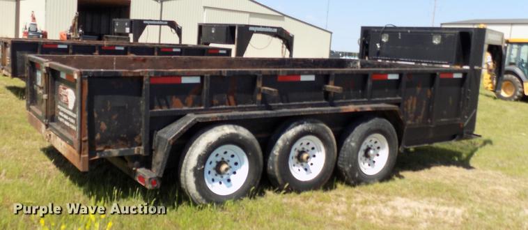 image for item DB9666 2012 Ground Zero end dump trailer