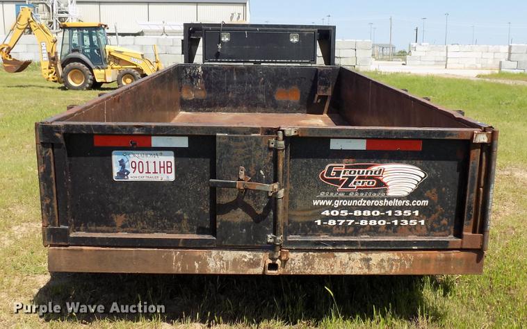 image for item DB9666 2012 Ground Zero end dump trailer