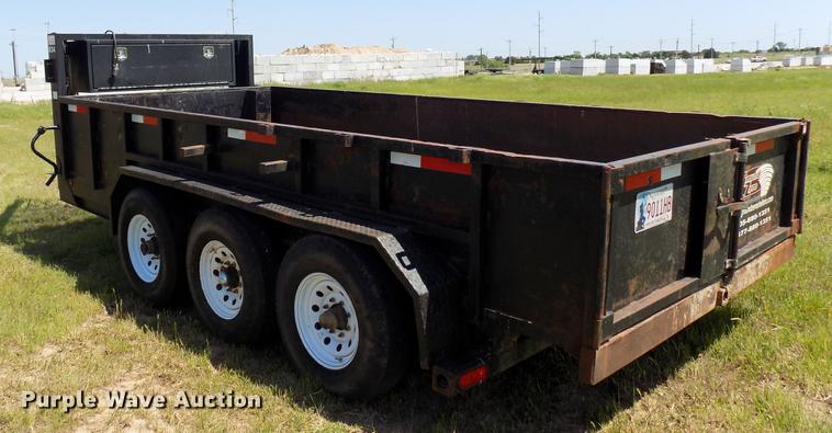 image for item DB9666 2012 Ground Zero end dump trailer