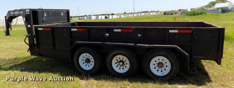 image for item DB9666 2012 Ground Zero end dump trailer