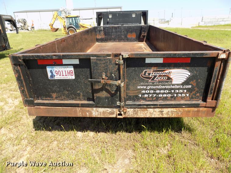 image for item DB9666 2012 Ground Zero end dump trailer