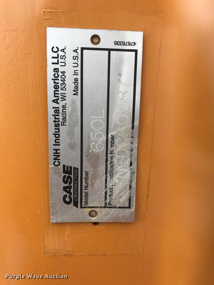 image for item DD7039 2014 Case 650L LGP dozer