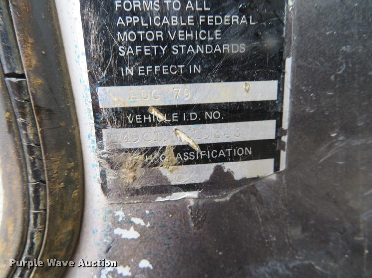 image for item DD7046 1978 GMC Brigadier pump truck