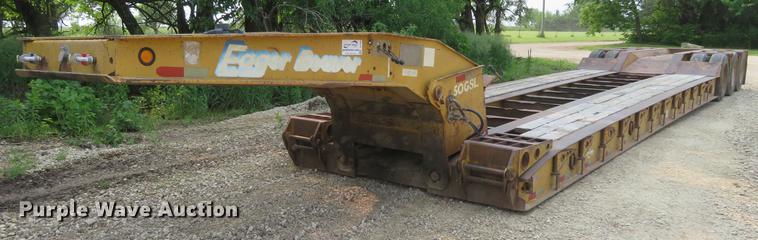 image for item DD7056 1998 Eager Beaver 50GSL lowboy equipment trailer