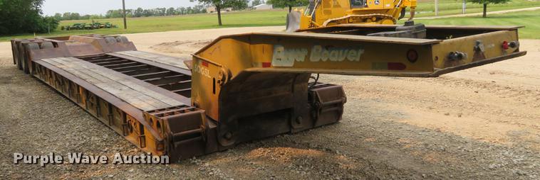 image for item DD7056 1998 Eager Beaver 50GSL lowboy equipment trailer