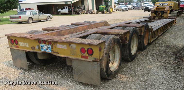 image for item DD7056 1998 Eager Beaver 50GSL lowboy equipment trailer